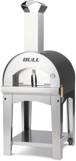 BULL Pizzaofen Holz XL - Standgerät 80 X 60 Cm