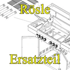 Rösle Ersatzteil: Brennkammer 50 Mbar, Ohne Brenner Für Videro G4-S
