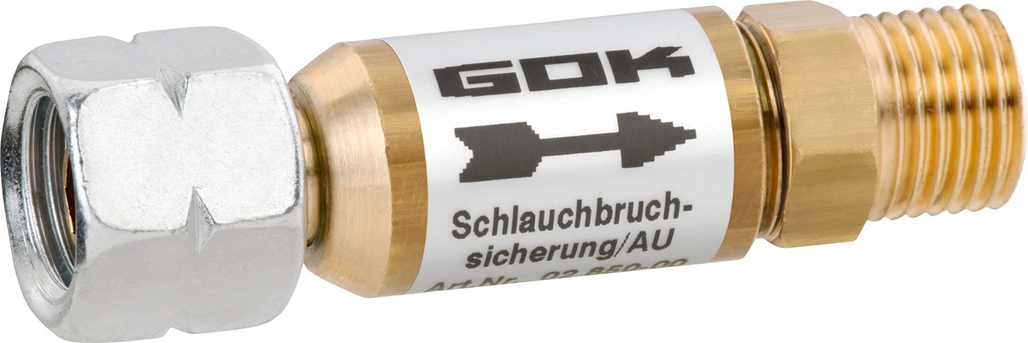 GOK Schlauchbruchsicherung Mit Automatischer Aktivierung / 50mbar / G1/4LH 1 GOK Schlauchbruchsicherung Mit Automatischer Aktivierung / 50mbar / G1/4LH