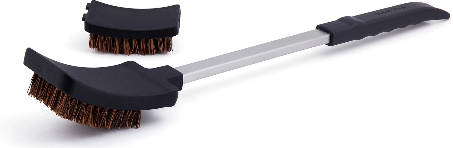 Broil King Grillbürste Baron 47cm Mit Palmyra Borsten + Ersatzkopf 1 Broil King Grillbürste Baron 47cm Mit Palmyra Borsten + Ersatzkopf