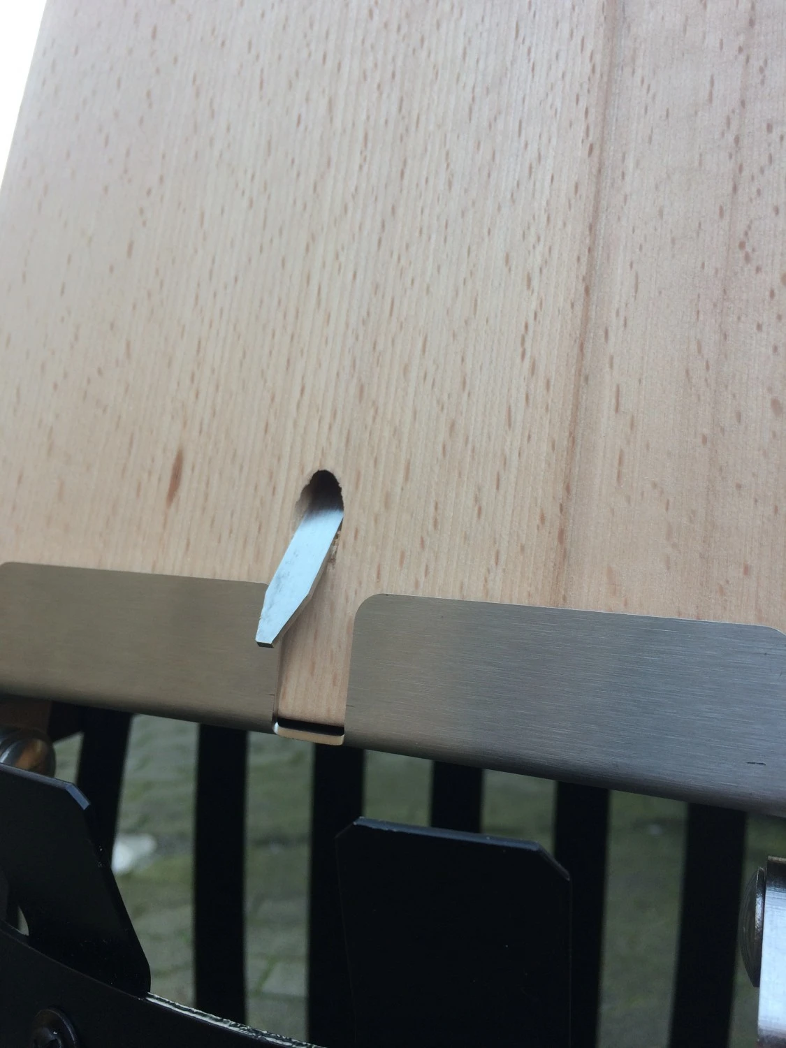 Flammlachsbrett Buche 140mm Klemm-Variante Mit 11mm Nut 7 Flammlachsbrett Buche 140mm Klemm-Variante Mit 11mm Nut – Bild 7