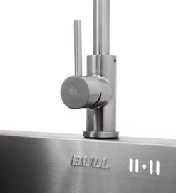 BULL Spülbecken In Der Größe S, 33 X 33 X 20 Cm, Inkl. Wasserhahn (für Warm/kalt) -Outdoor-Grillladen 21619 Bull Spuelbecken Groesse S Edelsta 4 1613487078