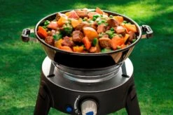 CADAC Camping Gasgrill Safari Chef 30 HP - Kartuschenbetrieb -Outdoor-Grillladen 6540 safari chef 2 pan 2 7 1 2