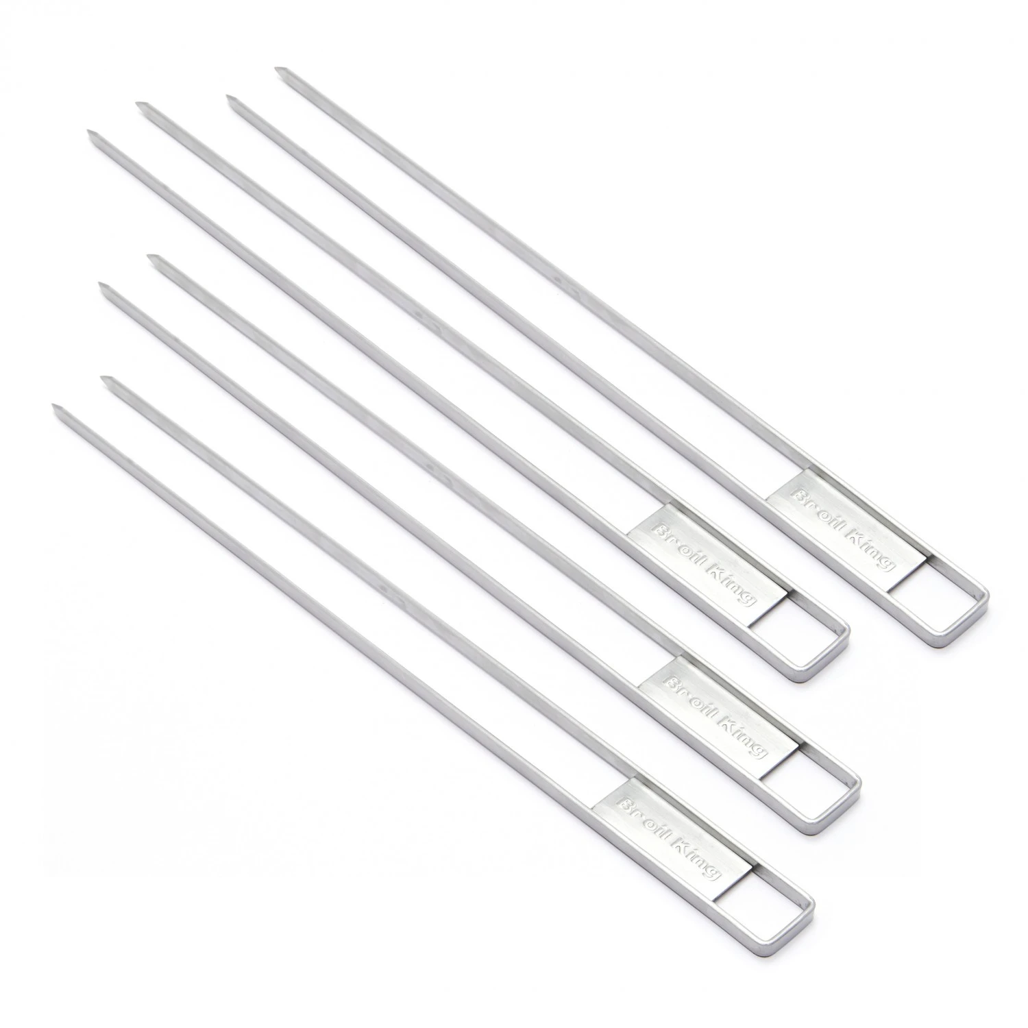 Broil King Edelstahl Grillspieße Doppelspieße 35,5 Cm - 4 Stück 2 Broil King Edelstahl Grillspieße Doppelspieße 35,5 Cm - 4 Stück – Bild 2