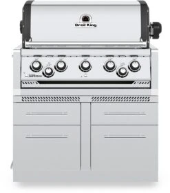 Broil King Outdoor Küche - Grillschrank Für 5-Brenner 962 Mm -Outdoor-Grillladen 806600 Broil King Outdoor Kueche Grillschrank 5 Brenner Einbaugrill