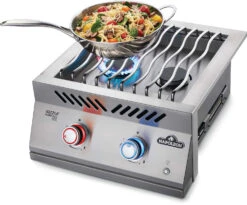 Napoleon 700-Series Einbau Doppel Seitenbrenner BIB18 Mit Safety Glow™ - Modell 2023 -Outdoor-Grillladen BIB18RT Napoleon Einbau Seitenbrenner Wok