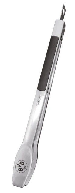 Grillfürst Premium Grillbesteck Set Mit Grillzange, -Wender Und -Gabel - Borussia Dortmund Edition In Geschenkverpackung -Outdoor-Grillladen BVB Premium Grillzange Edelstahl