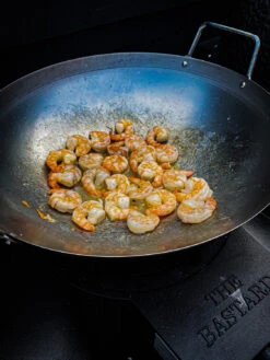 The Bastard Carbonstahl Wok Ø 40 Cm -Outdoor-Grillladen Bastard Carbon Wok Buddy