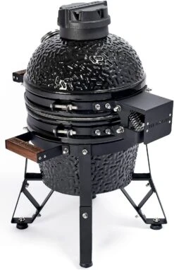 The Bastard Keramikgrill Classic Small - Schwarz Glänzend - Modell 2023 -Outdoor-Grillladen Bastard Grill Classic Small BC206 Deckelscharnier