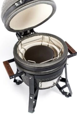 The Bastard Keramikgrill Urban Small - Schwarz Matt - Modell 2023 -Outdoor-Grillladen Bastard Keramikgrill Urban Small Hitzeschild BU206