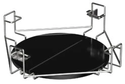 The Bastard Keramikgrill Urban Large - Solo - Schwarz Matt - Modell 2023 -Outdoor-Grillladen Bastard Large Grillrostsystem BB840