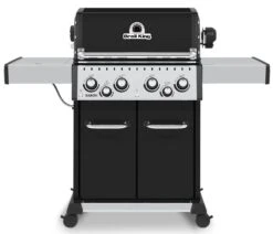 Broil King Baron 490 Black Gasgrill Inkl. Drehspieß - Modell 2023 - SMART Deal Inkl. Grillfürst Grill Control