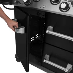 Broil King Imperial 590 IR Black Gasgrill - Modell 2023 -Outdoor-Grillladen Broil King Imperial 590 IR Tuer Unterschrank