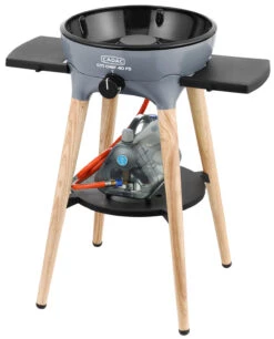 CADAC Gasgrill Citi Chef 40 FS BBQ / Dome Steel Grey, 50 Mbar -Outdoor-Grillladen CADAC Citi Chef 40 FS Steel Grey 3 Gaskartuschen