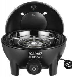 CADAC Elektrogrill Tischgrill E-Braai 40 BBQ / Dome Black -Outdoor-Grillladen CADAC Elektrogrill Topfstaender