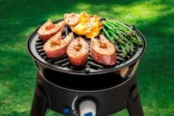 CADAC Camping Gasgrill Safari Chef 30 LP Lite - 50 Mbar -Outdoor-Grillladen CADAC Safari Chef Grillrost Fisch Gemuese 1
