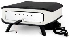 COZZE Pizzaofen Elektrisch 42,5 Cm (17") - Inkl. Pizzastein & Hitzeschild -Outdoor-Grillladen Cozze Elektro Pizzaofen 17 Zoll Hitzeschild
