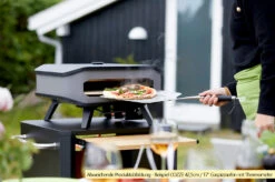 COZZE Pizzaofen Gas 42,5 Cm (17") - Inkl. Pizzastein -Outdoor-Grillladen Cozze Gas Pizzaofen Lifestyle