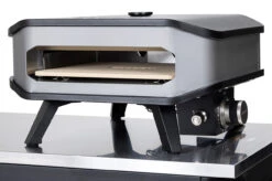 COZZE Pizzaofen Gas 34 Cm (13") Mit Thermometer - Inkl. Pizzastein -Outdoor-Grillladen Cozze Gas Pizzaofen Thermometer 13 Zoll