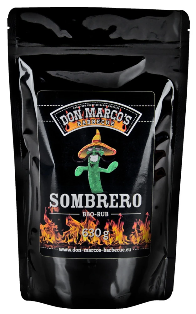 Don Marco`s Dry Rub Sombrero 630g Beutel 1 Don Marco`s Dry Rub Sombrero 630g Beutel
