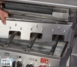 Enders Gasgrill Monroe Pro 3 SIK Turbo -Outdoor-Grillladen Enders Gasgrill Monroe Pro 3 SIK Turbo leichte Reinigung