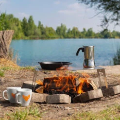 Fennek 4Fire - Mobiler 2-Zonen Grillrost -Outdoor-Grillladen Fennek 4Fire Grillrost Lagerfeuer