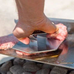 Fennek Smasher / Grillgewicht Edelstahl -Outdoor-Grillladen Fennek Burger Smasher Smashtburger