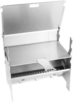 Fennek Edelstahl Plancha / Grillplatte -Outdoor-Grillladen Fennek Edelstahl Plancha Grillplatte Fennek Grill