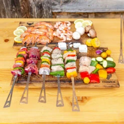 Fennek Grillspieße Kurz 6er Set -Outdoor-Grillladen Fennek Grillspiesse kurz Lifestyle