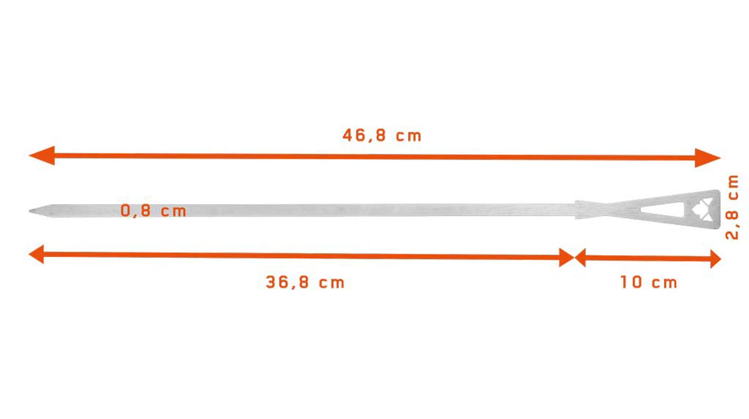 Fennek Grillspieße Lang 6er Set 4 Fennek Grillspieße Lang 6er Set – Bild 4