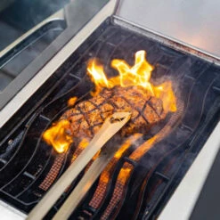 Fennek Grillzange Groß Edelstahl -Outdoor-Grillladen Fennek Grillzange gross Branding Steak