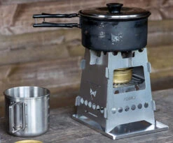 Fennek Hobo Kocher Basic Zum Stecken / Edelstahl Mit Tasche 7 Fennek Hobo Kocher Basic Zum Stecken / Edelstahl Mit Tasche -Outdoor-Grillladen Fennek Hobo Kocher Basic Brennpaste