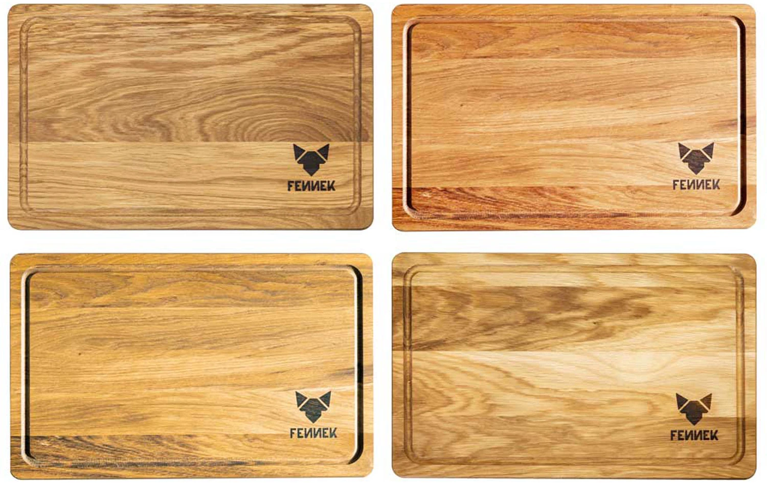 Fennek Schneidbrett Eiche - XL 40 X 25 X 2 Cm 3 Fennek Schneidbrett Eiche - XL 40 X 25 X 2 Cm – Bild 3