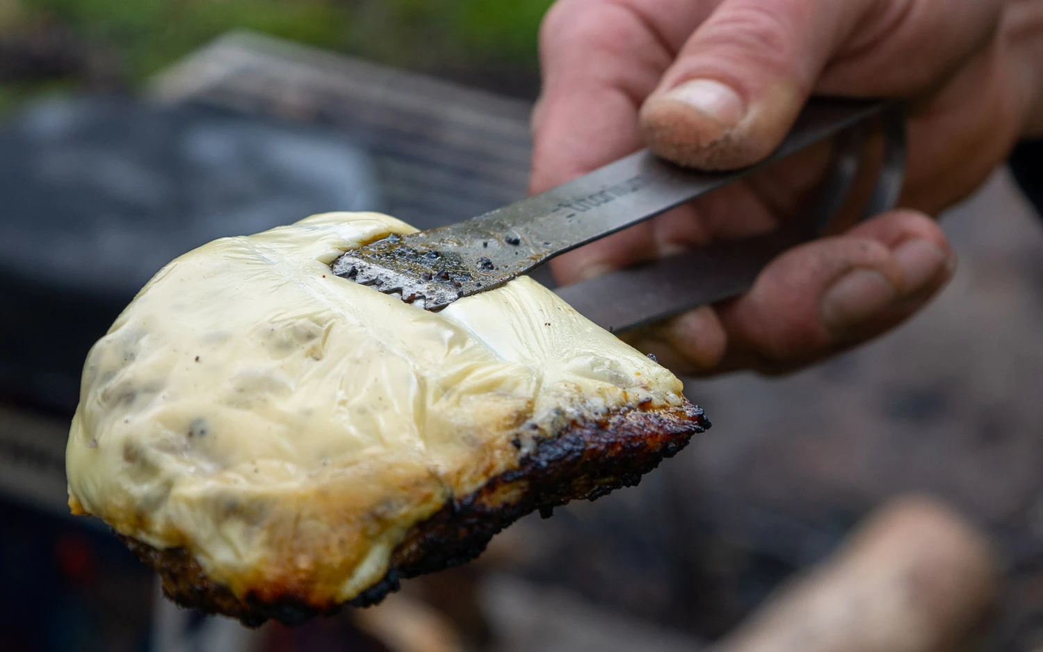 Fennek Kleine Grillzange Aus Titan - Mini Grillzange 2 Fennek Kleine Grillzange Aus Titan - Mini Grillzange – Bild 2