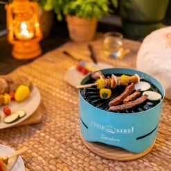 Feuerhand Tischgrill Tamber Lichtgrün 7 Feuerhand Tischgrill Tamber Lichtgrün -Outdoor-Grillladen Feuerhand Tamber Tischgrill Lichtgruen Lifestyle