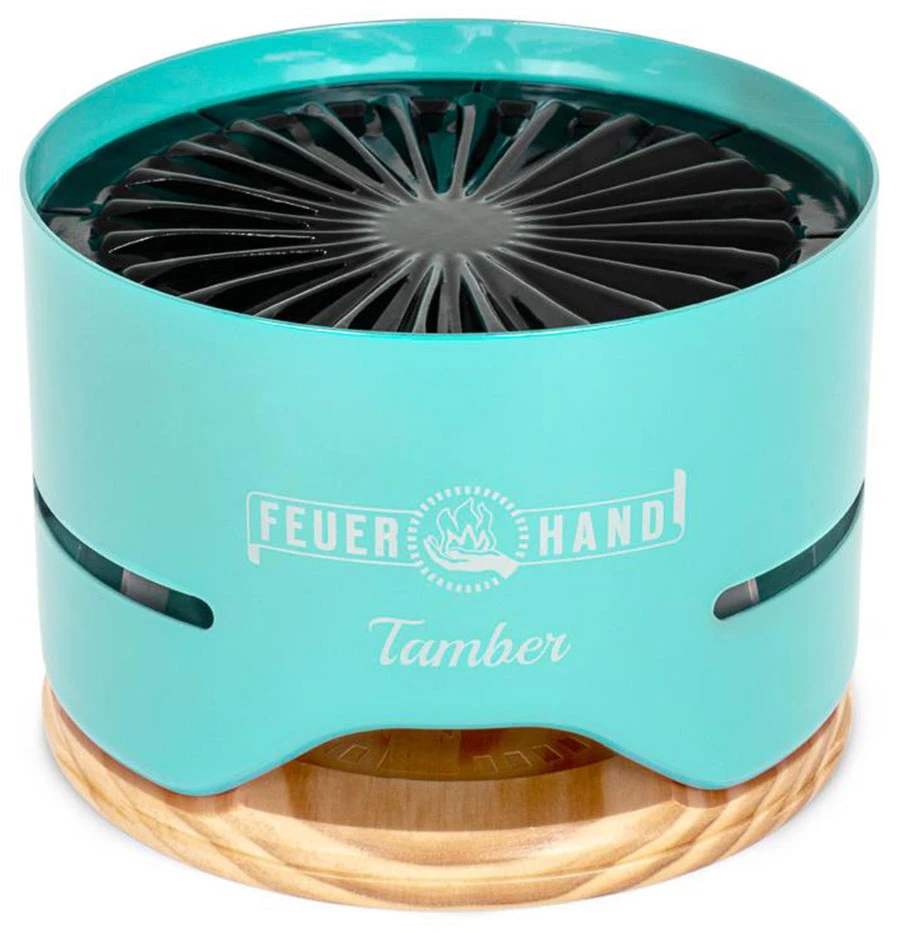 Feuerhand Tischgrill Tamber Lichtgrün 2 Feuerhand Tischgrill Tamber Lichtgrün – Bild 2