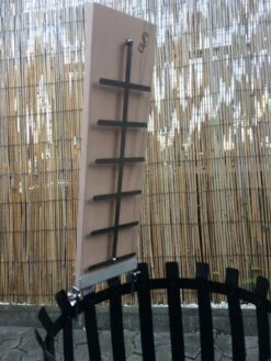 Flammlachsbrett Buche 140mm Schraub-Variante Mit 11mm Nut