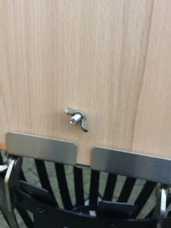 Flammlachsbrett Buche 140mm Schraub-Variante Mit 11mm Nut -Outdoor-Grillladen Flammlachsbrett Schrauben Hinten