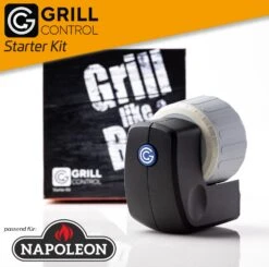 Napoleon Rogue SE 525 Gasgrill - All-black - Grillfürst Edition Inkl. Abdeckhaube - SMART Deal Inkl. Grillfürst Grill Control - Modell 2022 -Outdoor-Grillladen Grill Control Smart Grill Grillsteuerung Napoleon 2