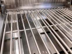 Grillfürst G201E 2-Brenner Gasgrill Portabel V2 - Campinggrill / Balkongrill 50mbar -Outdoor-Grillladen Grillfuerst Campinggrill geteilter Grillrost