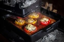 Grillfürst Dutch Oven Kastenform BK6 Aus Gusseisen -Outdoor-Grillladen Grillfuerst Dutch Oven eckig BK6