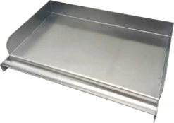 Grillfürst Edelstahl Plancha / Grillplatte / Teppanyaki Pfanne Größe M - 41 X 28 Cm