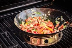 Grillfürst Edelstahl Wok Ø 30 Cm Mit Wokring Für Seitenkocher / Grillrost -Outdoor-Grillladen Grillfuerst Edelstahl Wok 1