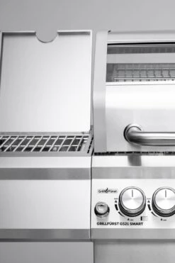 Grillfürst G521G Smart Grill - Mit Automatischer Temperatursteuerung, Hochtemperaturbrenner, Heckbrenner Und Gusseisen Rosten -Outdoor-Grillladen Grillfuerst G521E Smart Grill Alles was Du willst 1