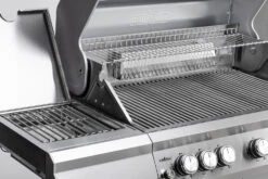 Grillfürst G521E Smart Grill - Mit Automatischer Temperatursteuerung, Hochtemperaturbrenner, Heckbrenner Und Edelstahl Rosten -Outdoor-Grillladen Grillfuerst G521E Smart Grill Edelstahl Grillroste