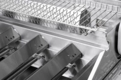 Grillfürst G521G Smart Grill - Mit Automatischer Temperatursteuerung, Hochtemperaturbrenner, Heckbrenner Und Gusseisen Rosten -Outdoor-Grillladen Grillfuerst G521E Smart Grill Flammenschutzbleche Edelstahl