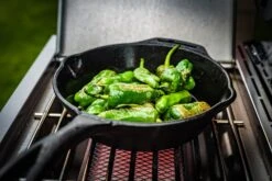 Grillfürst G621G 6-Brenner Edelstahl-Gasgrill - Eintracht Frankfurt Edition - Gusseisenroste -Outdoor-Grillladen Grillfuerst Gasgrill Pimentos de Padron 1