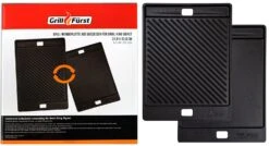 Grillfürst Grillplatte Gusseisen Für Signet / 38,1 X 33 Cm