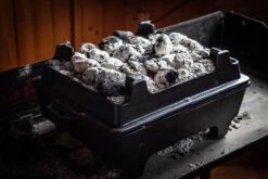 Grillfürst Dutch Oven Kastenform BK6 Aus Gusseisen -Outdoor-Grillladen Grillfuerst Gusseisen Kastenform BK6 Briketts