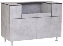 Grillfürst Outdoor Küche Grillschrank Modul OKG130 Beton